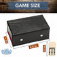 DOUBLE TWELVE DOMINOES - IVORY COLOR, THICK SIZE