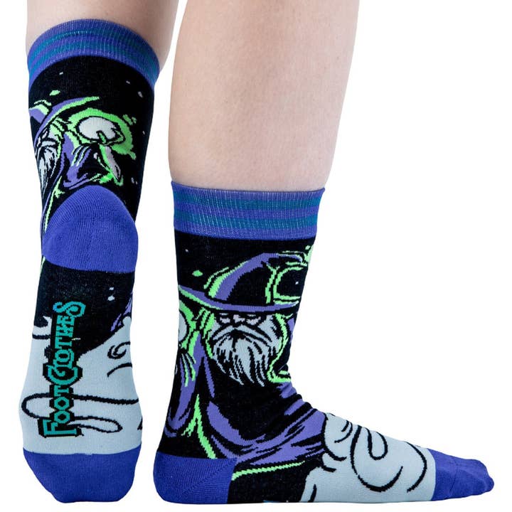 WICKED WIZARDRY CREW SOCKS BY FOOTCLOTHES