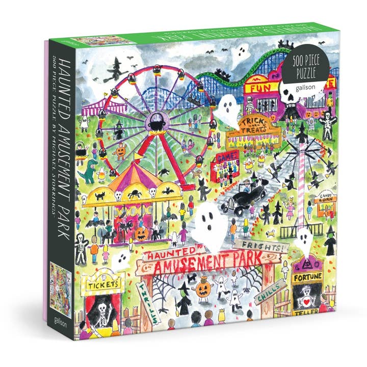 HAUNTED AMUSMENT PARK 500 PIECE PUZZLE