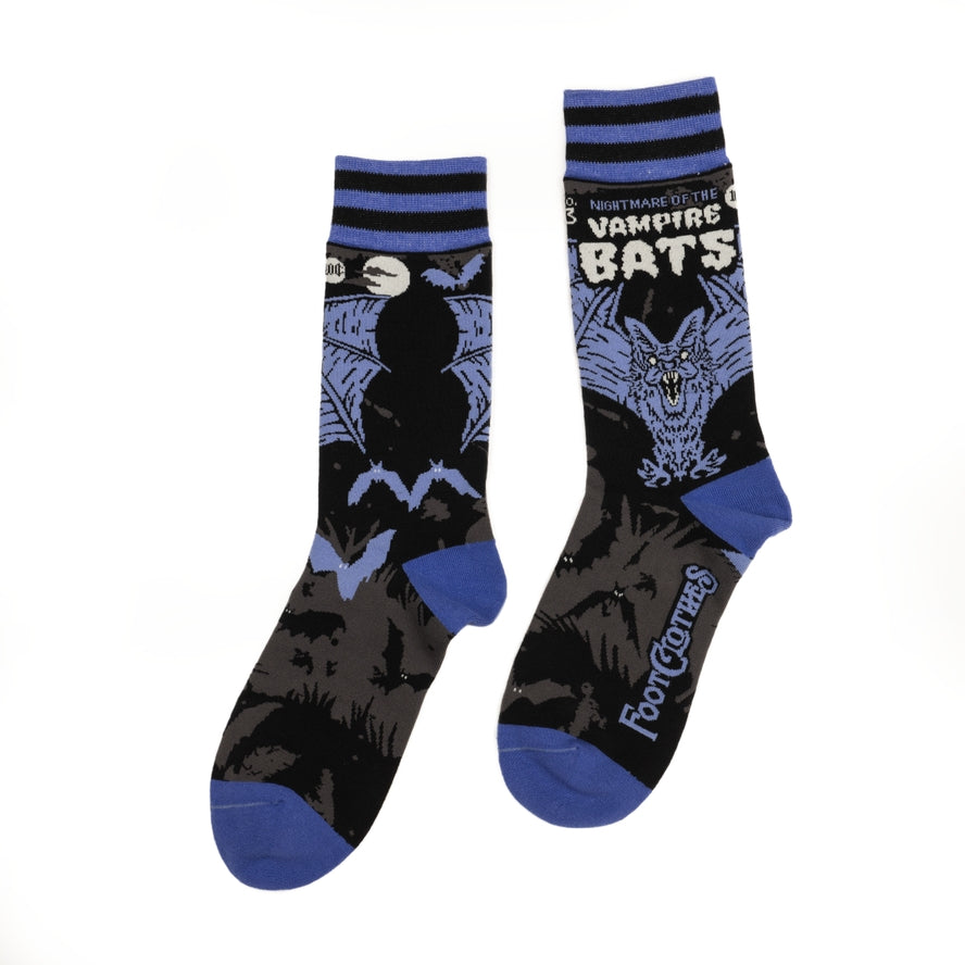 VAMPIRE BATS CREW SOCKS BY FOOTCLOTHES