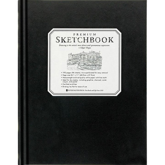 LARGE PREMIUM HARDCOVER SKETCHBOOK (8 X 11)