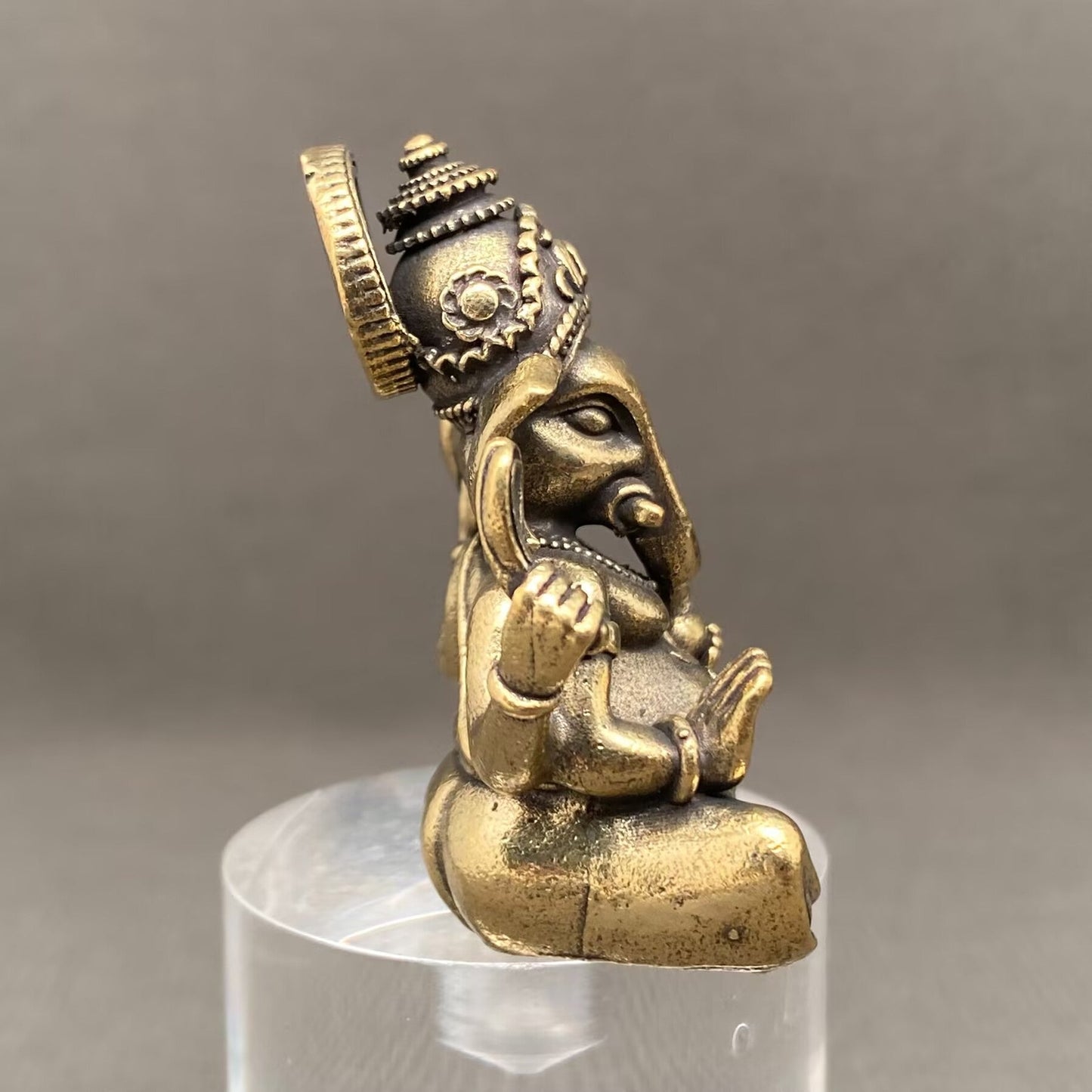 MINIATURE BRASS GANESHA