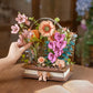 3D WOODEN BLOOMING BOOK FLOWER PUZZLE