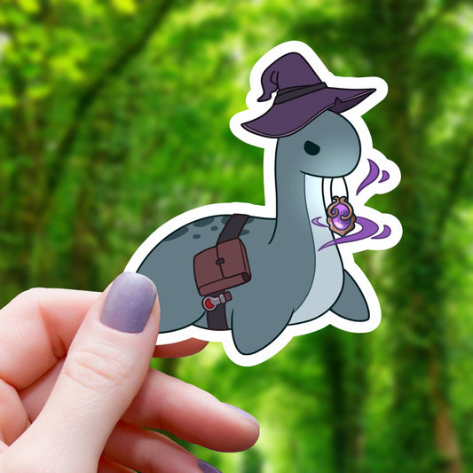 LOCH NESS WIZARD STICKER
