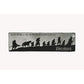 THE LORD OF THE RINGS FELLOWSHIP SILHOUETTE LEATHER BOOKMARK