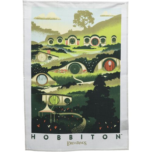 RIVENDELL & HOBBITON TEA TOWEL 2-PACK (THE LORD OF THE RINGS WETA WORKSHOP)