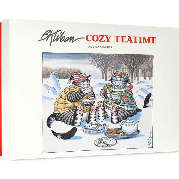 B. KLIBAN: COZY TEATIME HOLIDAY CARDS