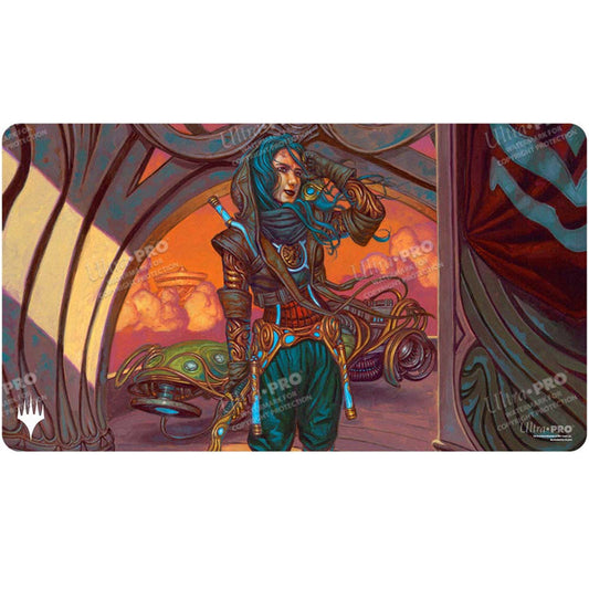 AETHERDRIFT SITA VARMA, MASKED RACER PLAYMAT