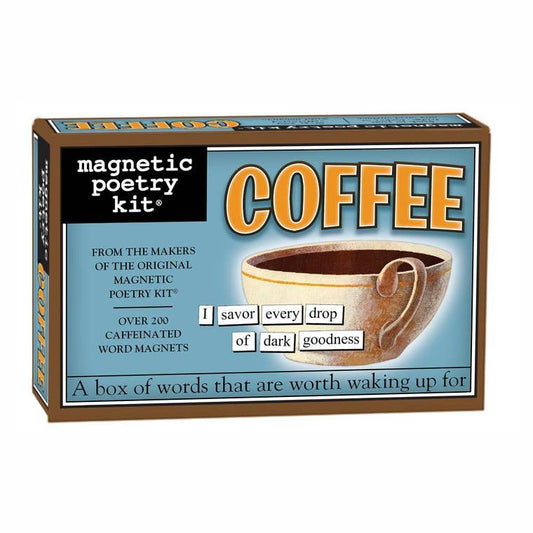 COFFEE MAGNETIC POETRY KIT