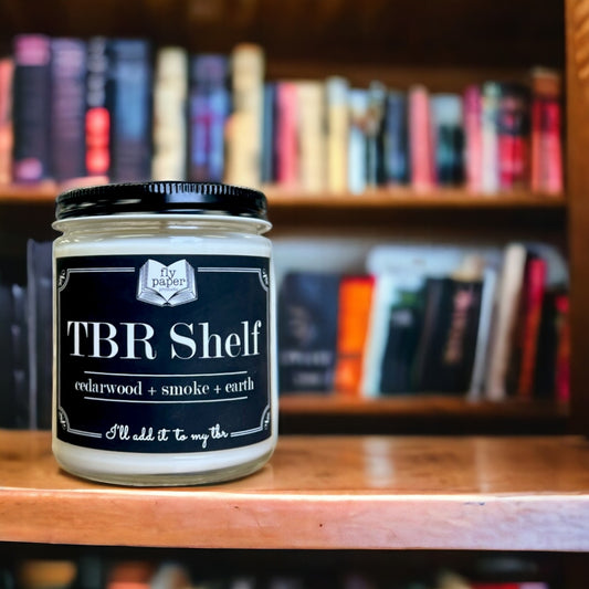 TBR SHELF JAR CANDLE