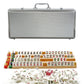 SILVER DELUXE ALUMINUM CASE AMERICAN STYLE MAHJONG