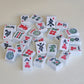 SILVER DELUXE ALUMINUM CASE AMERICAN STYLE MAHJONG