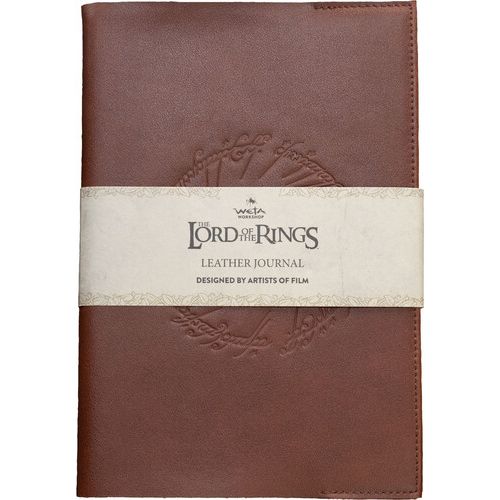 THE LORD OF THE RINGS TRILOGY MIDDLE-EARTH LEATHER NOTEBOOK