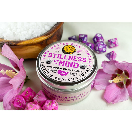 STILLNESS OF MIND 8oz GAMING CANDLE