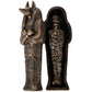 EGYPTIAN ANUBIS SARCOPHAGUS WITH MUMMY