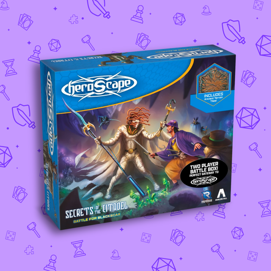 HEROSCAPE SECRETS OF THE CITADEL BATTLE FOR BLACKSCAR BATTLE BOX