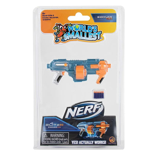 WORLD'S SMALLEST NERF ELITE 2.0 BLASTER (ASSORTED)