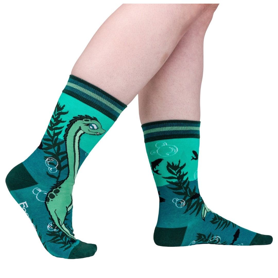 CUTE NESSIE CREW SOCKS BY FOOTCLOTHES