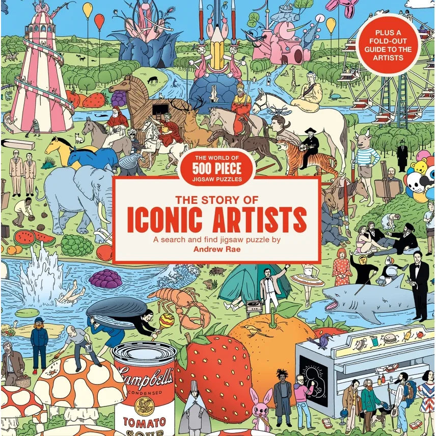 THE STORY OF ICONIC ARTISTS 500PC JIGSAW PUZZLE