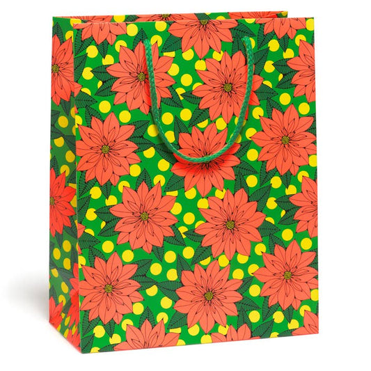 BIG POINSETTIA GIFT BAG