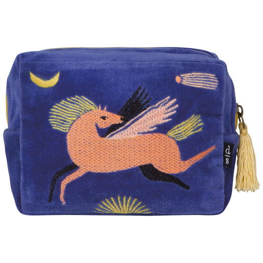 ASTRAL EMBROIDERED VELVET POUCH BY DANICA STUDIO