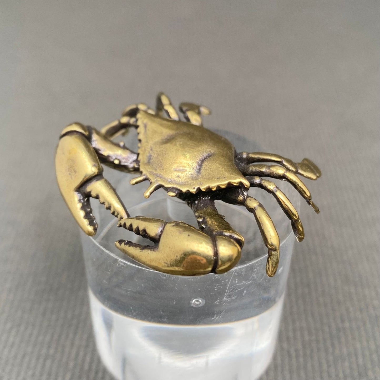 MINIATURE BRASS CRAB