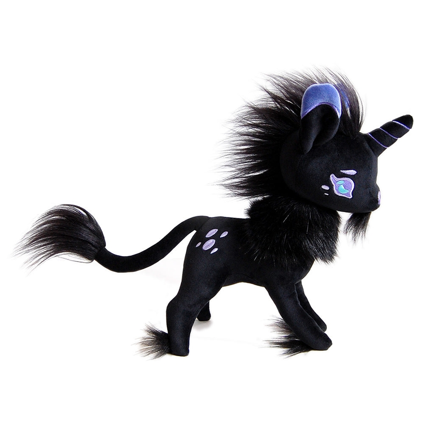 GOATICORN BLACK UNICORN PLUSH
