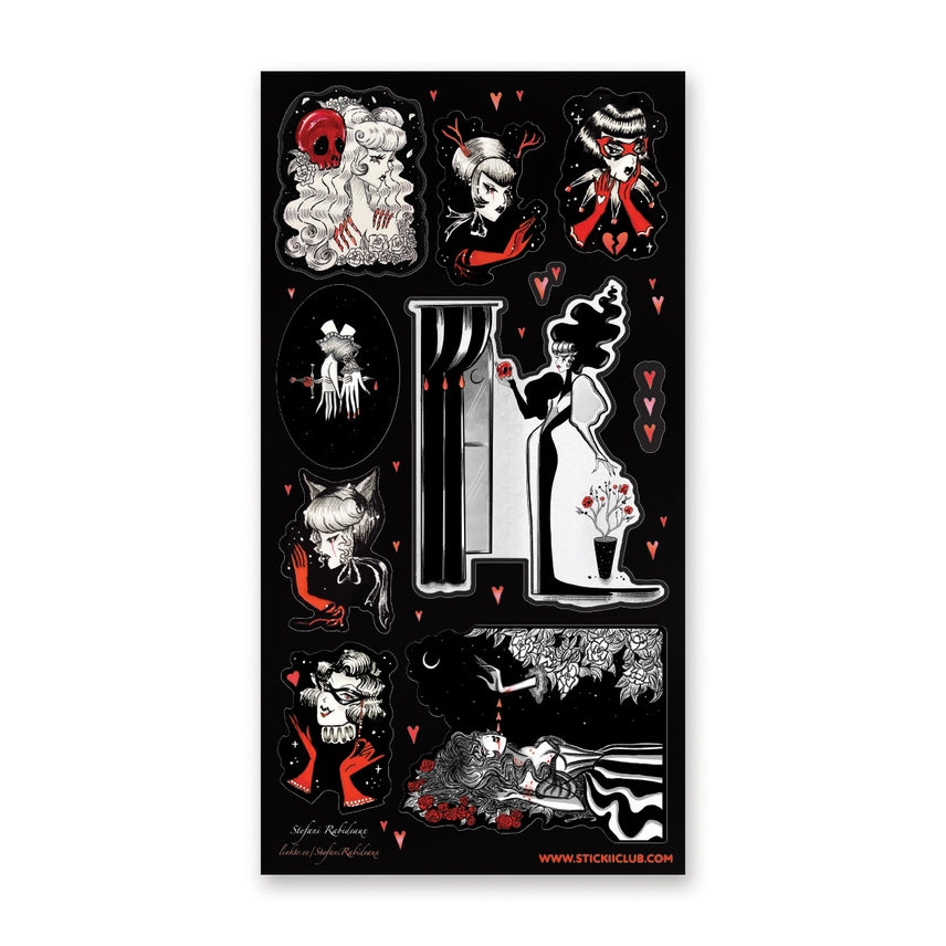 DARK ROMANCE STICKER SHEET