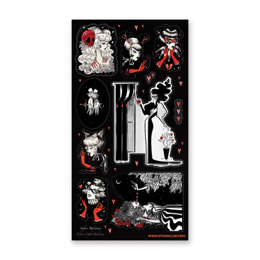 DARK ROMANCE STICKER SHEET