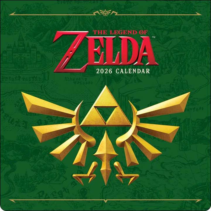 LEGEND OF ZELDA 2026 WALL CALENDAR BY NINTENDO