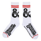 DUNGEON & DRAGONS WHITE CREW SOCKS