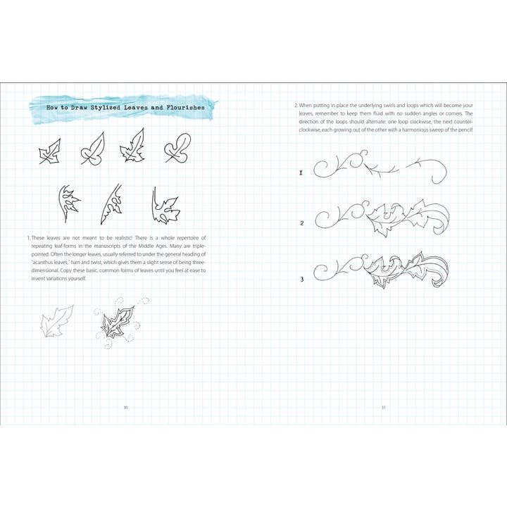 ILLUMINATED LETTERS SKETCHBOOK