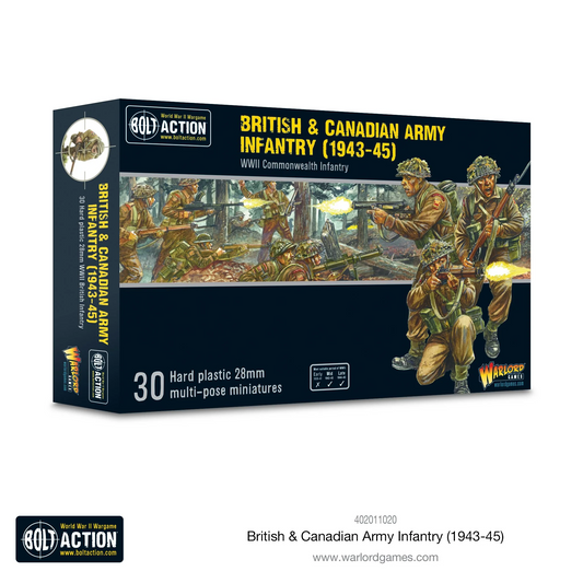 BOLT ACTION BRITISH & CANADIAN ARMY INFANTRY '43-45