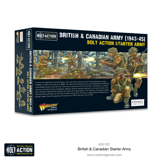 BOLT ACTION BRITISH & CANADIAN STARTER ARMY