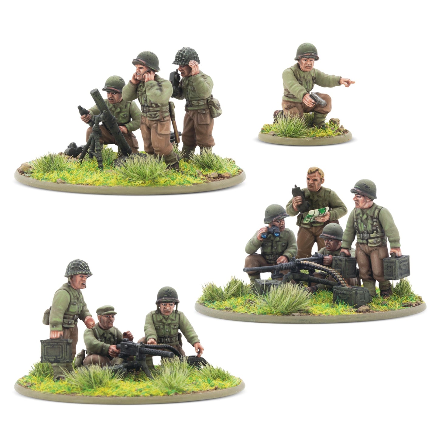 BOLT ACTION US ARMY HEAVY WEAPONS PLATOON