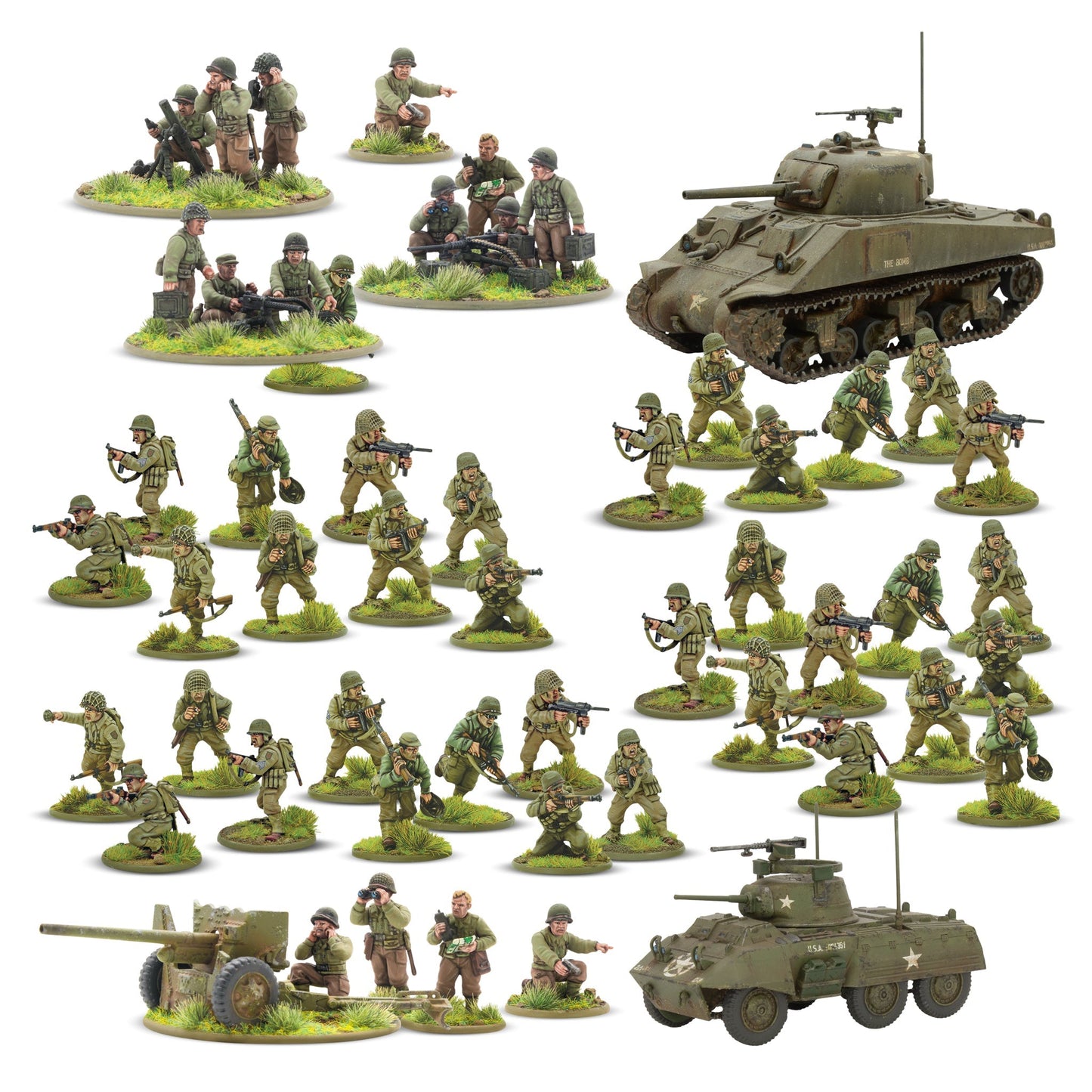 BOLT ACTION STARS AND STRIPES US STARTER ARMY