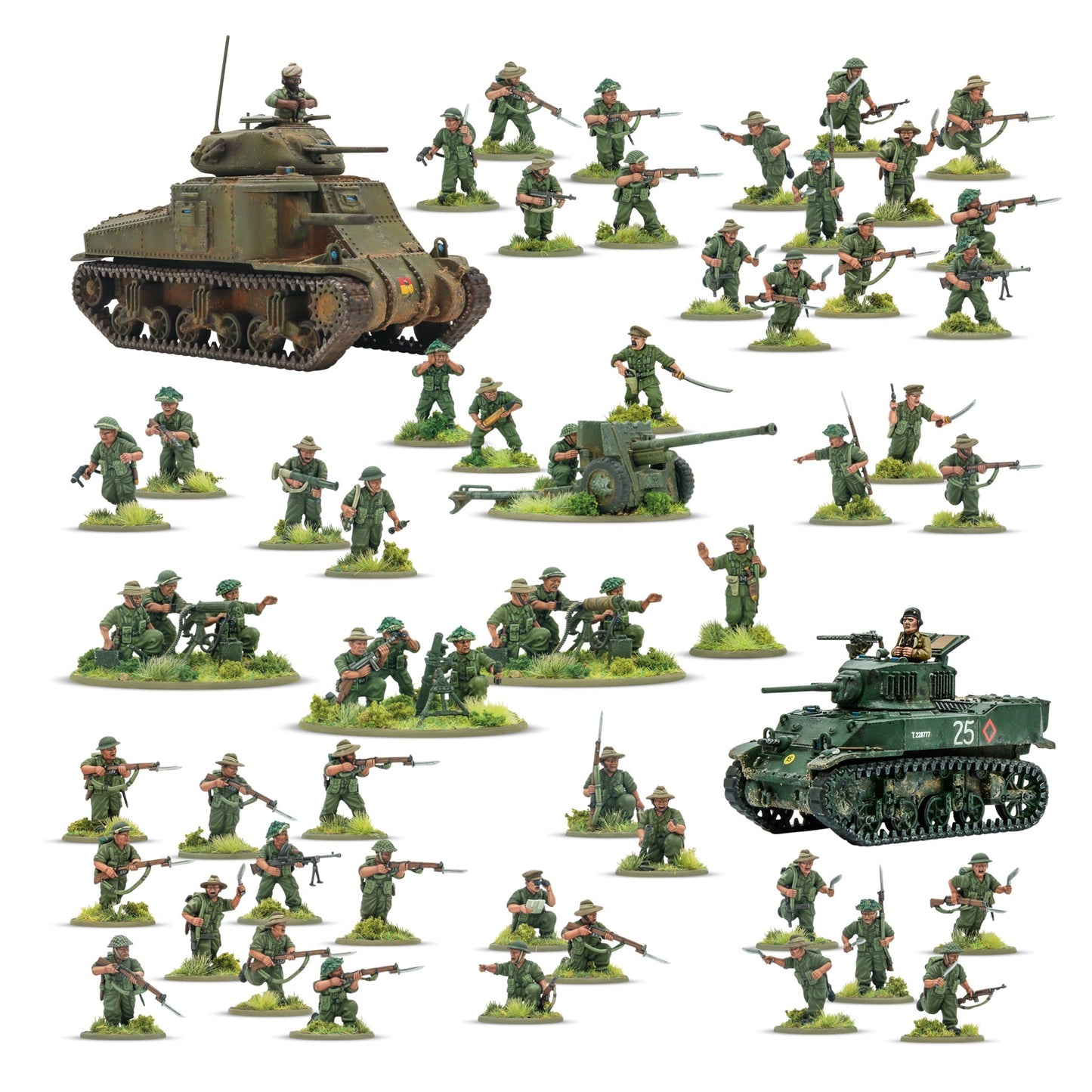 BOLT ACTION AYO GORKHALI! GURKHA STARTER ARMY
