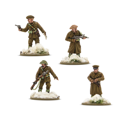 BOLT ACTION: BRITISH & CANADIAN INFANTRY PLATOON COMMANDERS (WINTER)