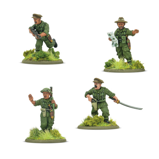 BOLT ACTION GURKHA PLATOON COMMANDERS