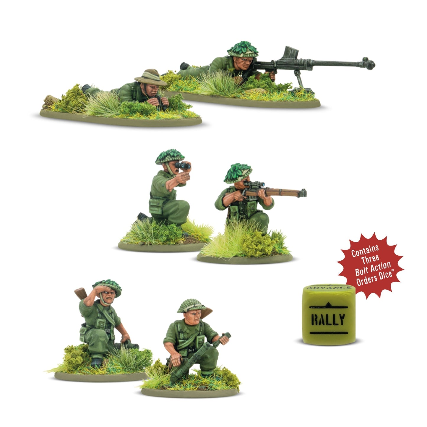 BOLT ACTION GURKHA WEAPONS TEAMS