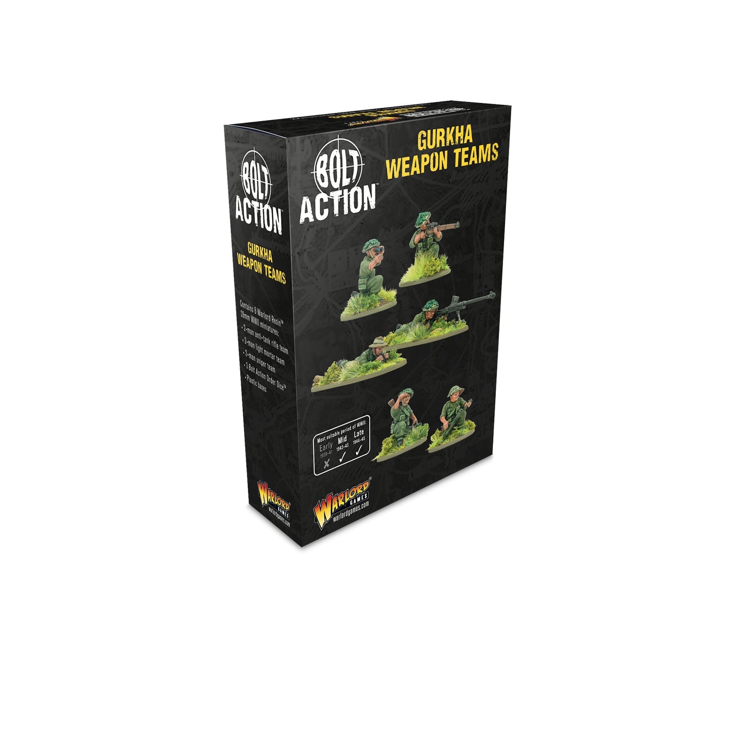 BOLT ACTION GURKHA WEAPONS TEAMS