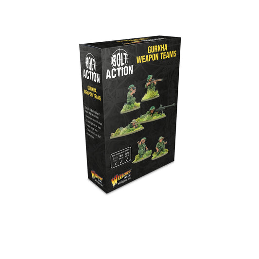 BOLT ACTION GURKHA WEAPONS TEAMS