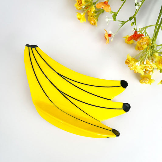 YELLOW BANANAS HAIR CLAW CLIP