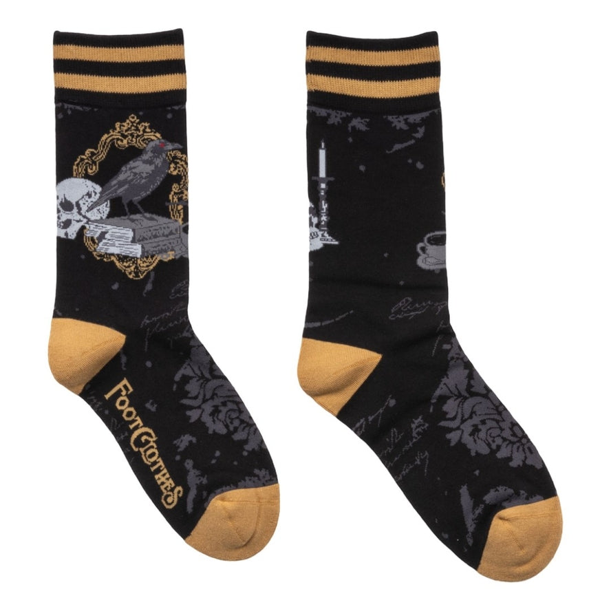 RAVEN'S GRIMOIRE CREW SOCKS BY FOOTCLOTHES