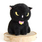 ANGRY CAT PLUSH: FUZZY BLACK VOID