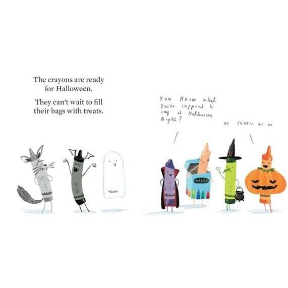 THE CRAYONE TRICK OR TREAT BY DREW DAYWALT AND OLIVER JEFFERS