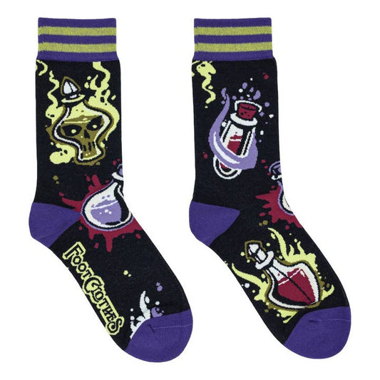 VILE VIALS CREW SOCKS BY FOOTCLOTHES