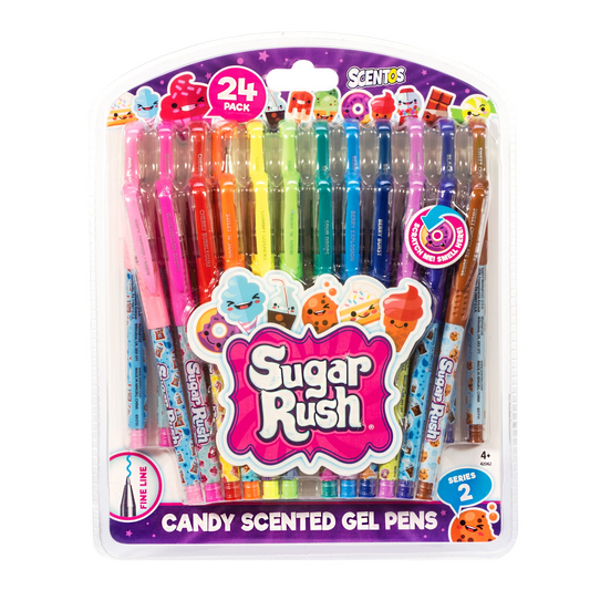 SUGAR RUSH GEL PENS 24 PACK