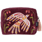 PLUME VELVET EMBROIDERED POUCH BY DANICA STUDIO