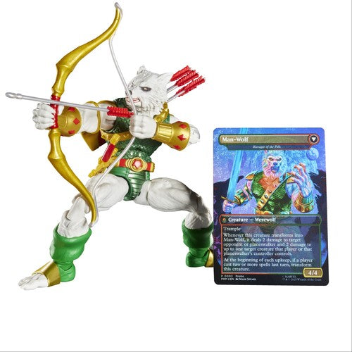 MARVEL LEGENDS X MAGIC THE GATHERING MAN-WOLF ACTION FIGURE